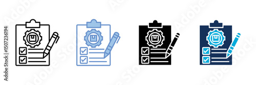 Order Management  Icon Set Multiple Style Collection