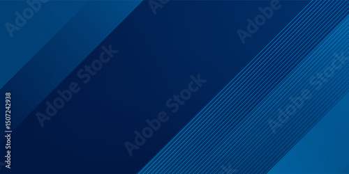 modern blue abstract background with elegant bright diagonal lines