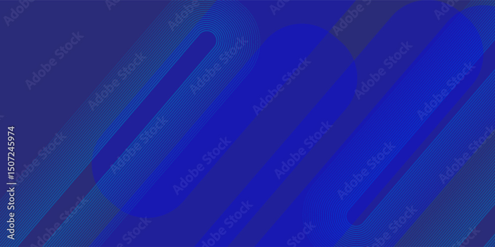 Obraz premium Abstract blue background. Modern simple blue geometric design. Minimal shapes. Suit for booklet, brochure, banner, poster, website, flyer, cover, corporate, backdrop.