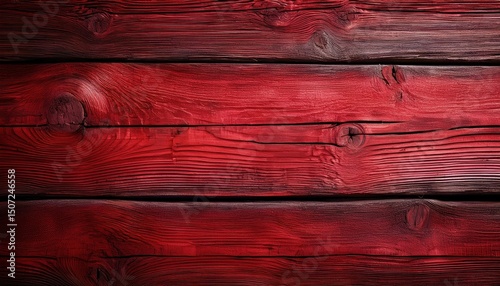 Red Wooden Texture