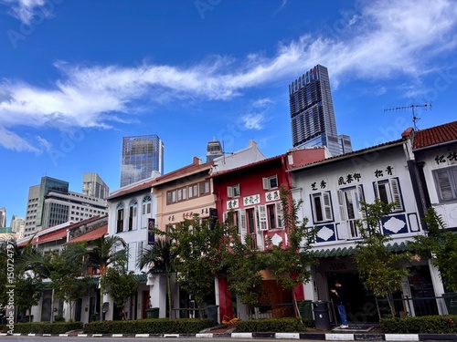 Fototapeta Naklejka Na Ścianę i Meble -  Singapore street