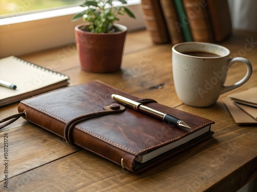 notebook and pen