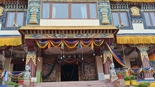 Tashi Choling Monastery near Khechiperi lake, Sikkim, India