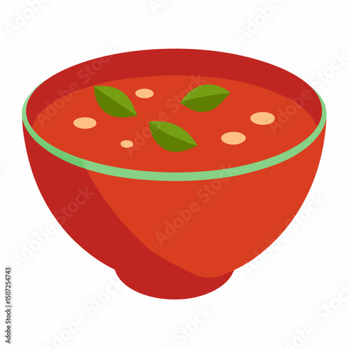 red tomato soup