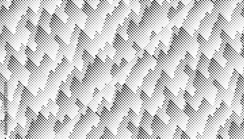 Black and white smooth transition of halftone pattern for sporty background and jersey design. Fully editable design element. Vector Format Illustration 