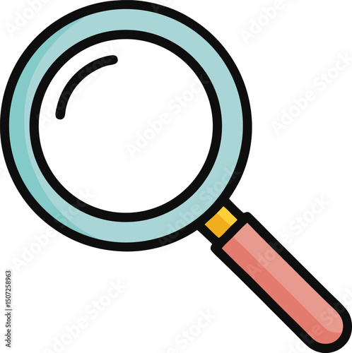 vector magnifying glass icon