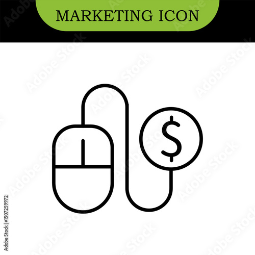 Digital Marketing Line Editable Icons set. Vector illustration in modern thin line style of online business related icons: advertisement, sales, content analysis, and more