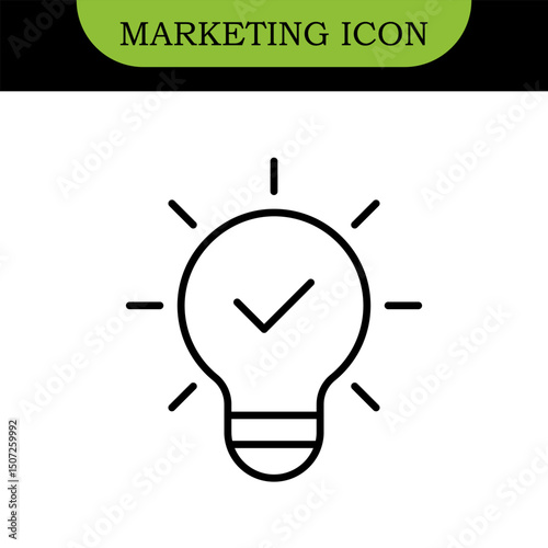 Digital Marketing Line Editable Icons set. Vector illustration in modern thin line style of online business related icons: advertisement, sales, content analysis, and more