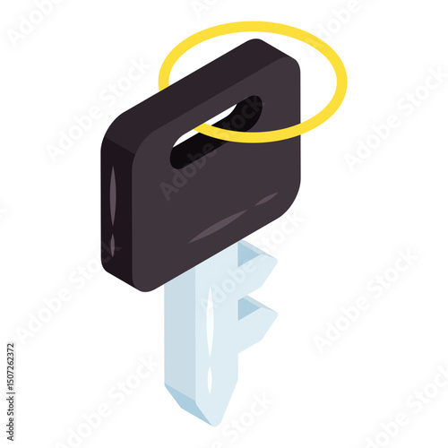 Vector design of key 