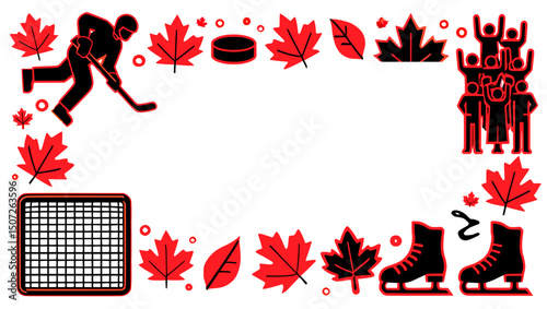 Hockey Themed Frame