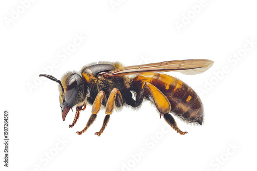 Detailed close-up of a bee (3) photo