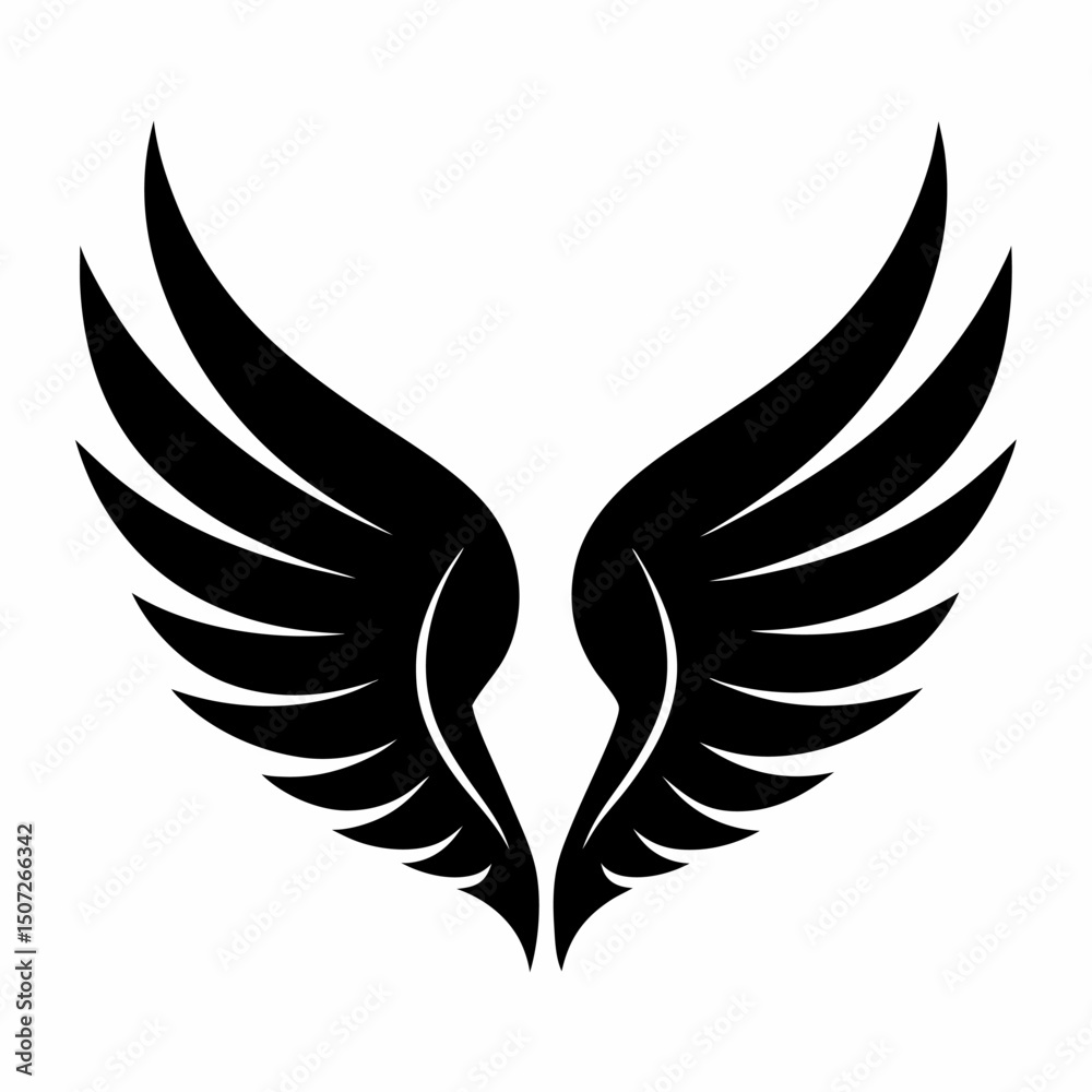 Fototapeta premium wings vector illustration