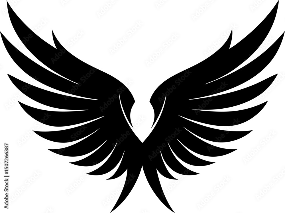 Fototapeta premium eagle with wings