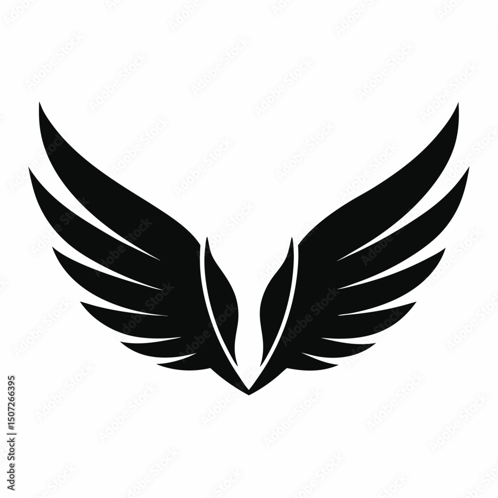 Fototapeta premium wings vector illustration
