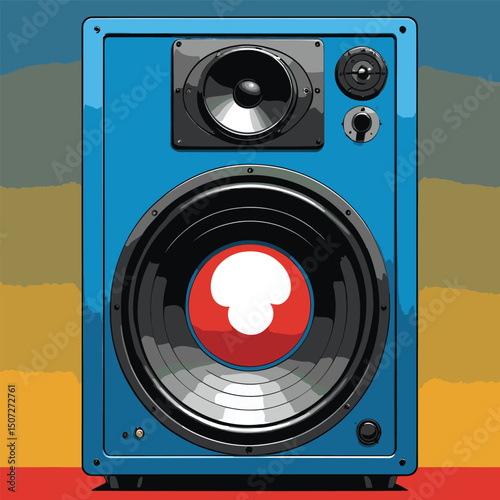 speaker sound system vector art for design needs
