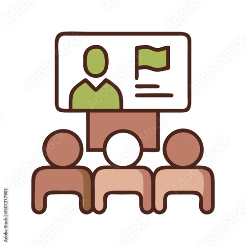 Presentation or Meeting Icon