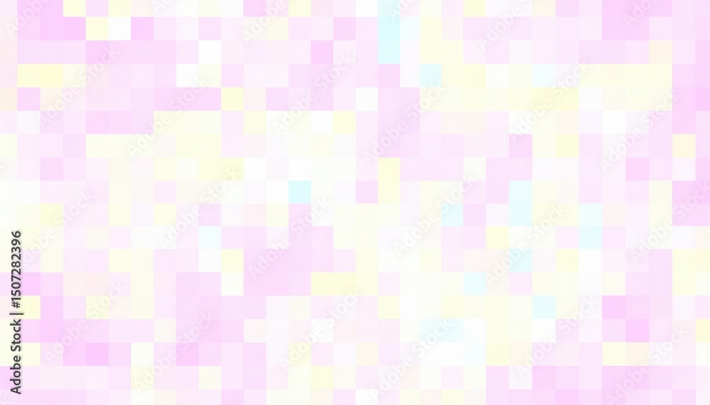 Fototapeta premium Abstract colorful pixelated artwork digital space visual composition soft gradient artistic perspective contemporary design