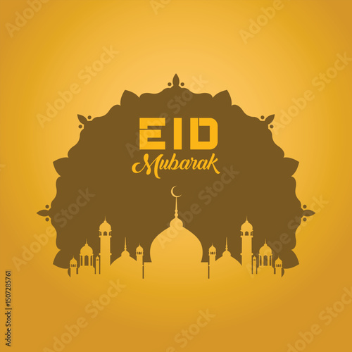 Eid al adha mubarak Greetings Background. abstract Vector Illustration for greeting card, poster and banner.