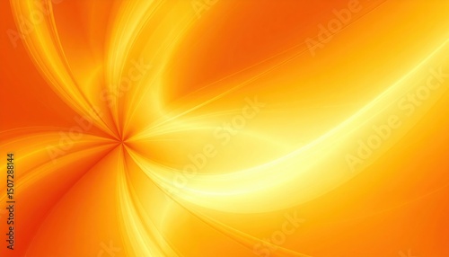 Dynamic abstract swirl pattern digital art bright orange creative design vibrant environment eye-catching concept