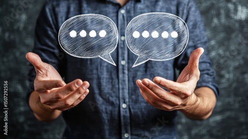A person making a sarcastic remark in a serious discussion, illustrating impertinence in communication