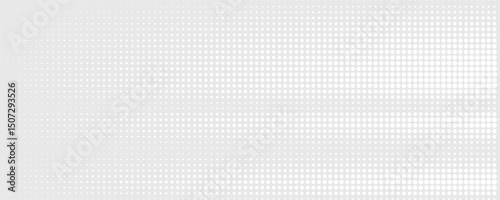 Dot white gray wave light technology texture background. Abstract big data digital concept.