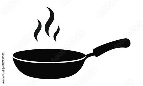 cooking illustration knife silhouette kitchen logo spatula icon utensil outline kitchenware pan tool food spoon equipment household restaurant plate shape cutlery pot chef for vector graphic