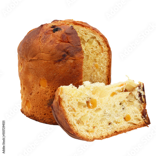 Wall Mural Panettone (Italian brioche) / transparent background
