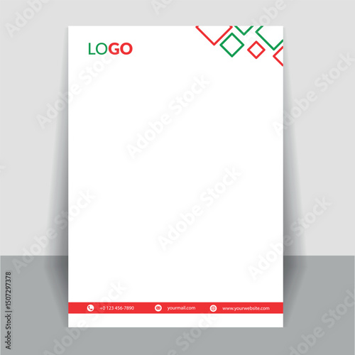 professional corporate company business letterhead template design