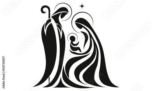 minimalist black and white vector