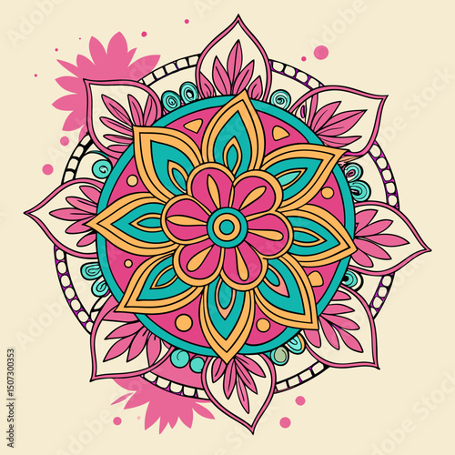 abstract vector background with flowers, pattern, vector, illustration, design, decoration, art, flower, floral, wallpaper, color, frame, card, texture, cartoon, circle, fish, style, shape, music, ret