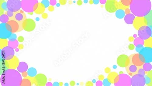 Colorful bubble background design creative studio digital artwork vibrant atmosphere abstract viewpoint playful concept