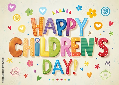Happy Children's Day Colorful Designs to Brighten Childhood