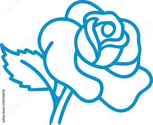 rose vector outline transparent pattern 