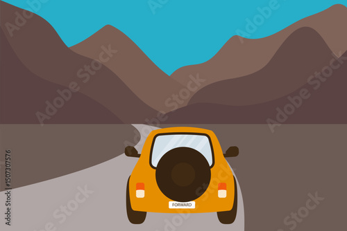 car on the road