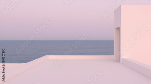 Serene continuity: minimalist photography captures halcyon moments of tranquil adjacency.