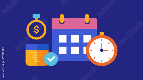 Clock and Calendar A clock and calendar are combined in an illustration indicating the timesensitive nature of tracking money laundering activities.