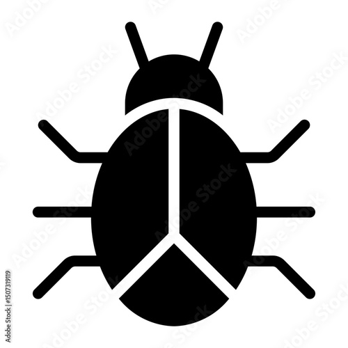 bug glyph icon