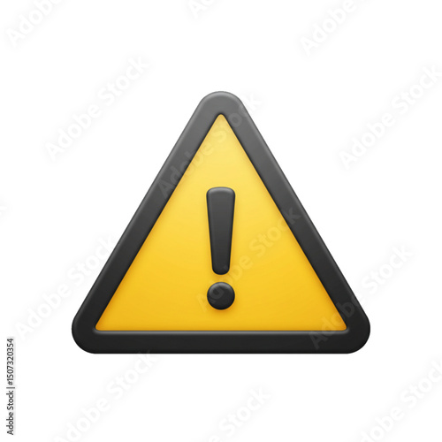 General caution, unspecified hazard.