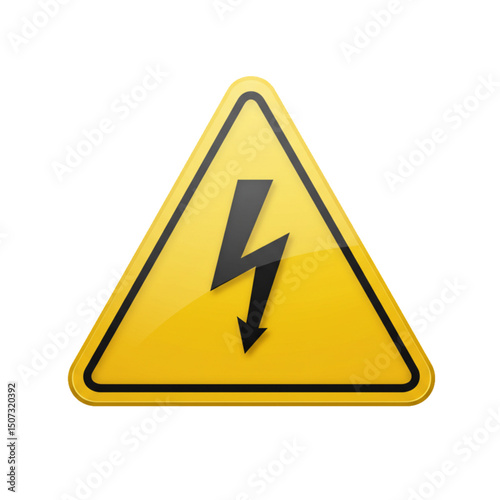 High voltage warning.