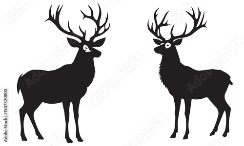 Deer icon vector illustration art design