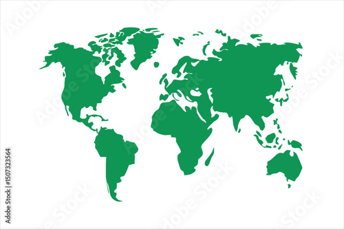 World map vector illustration.