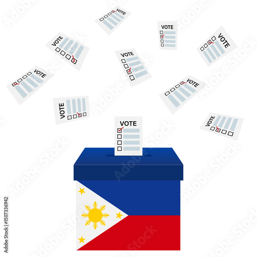 Election in the Philippines. Election Concept. Vector Illustration.
