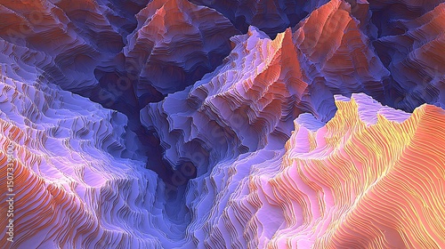 Abstract fluid shapes in soft pastel tones of peach, lavender, and light blue, with smooth, subtle gradient shifts blending the colors seamlessly for an organic feel
