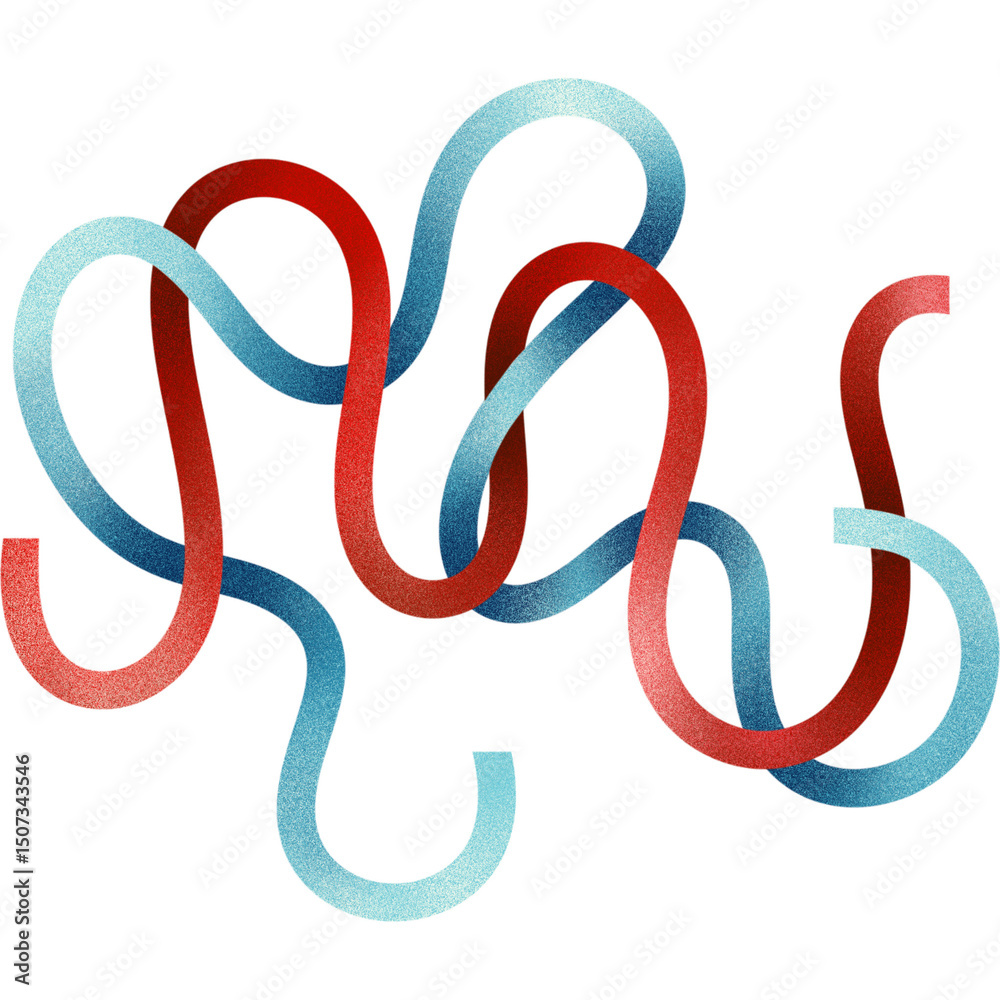 Obraz premium Abstract Swirl Line 