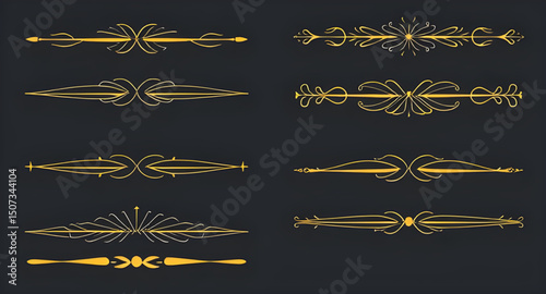Design elements set, Page decoration set, Decorative borders, Floral ornaments, Swirl elements, Vintage flourishes, Corner decorations, Divider elements, Scrollwork vector, Frame decorations, Elegant 