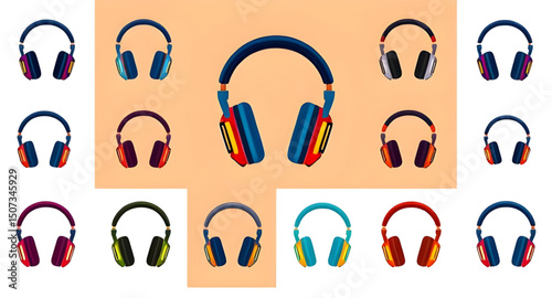 headphones, gaming headset, headphone icon, headphone silhouette, headphone symbol, music device vector, sound equipment vector, audio gear vector, electronic accessory vector, headphone illustration,