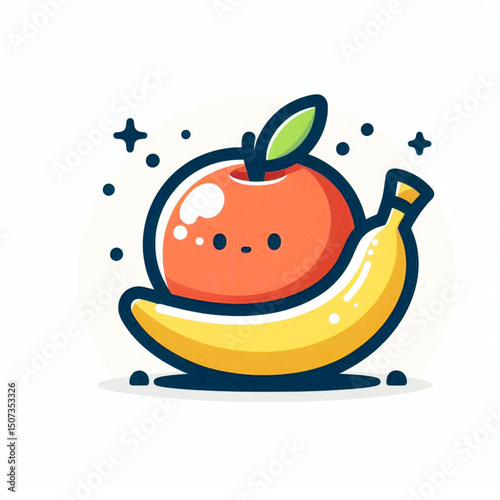 fresh fruit illustration