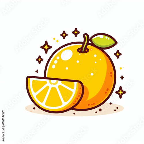 fresh fruit illustration