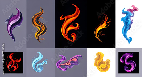 Smoke swirl icon, Smoke icon, Swirl smoke vector, Smoke swirl graphic, Smoke curl icon, Smoke wave icon, Smoke trail icon, Smoke swirl design