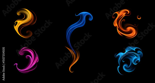 Smoke swirl icon, Smoke icon, Swirl smoke vector, Smoke swirl graphic, Smoke curl icon, Smoke wave icon, Smoke trail icon, Smoke swirl design